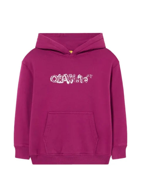 Off-White Kids hoodie con logo estampado