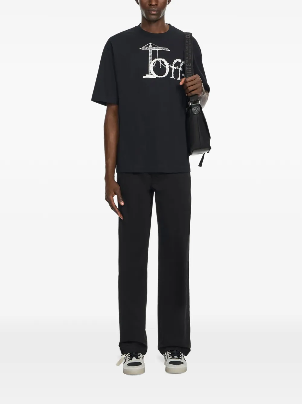 Off-White Shared Logo Skate T-shirt Blauw