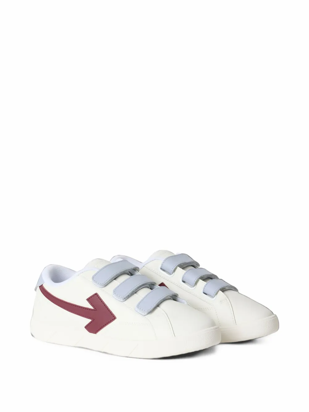 Off-White Kids End Of Play touch-strap sneakers - Toni neutri