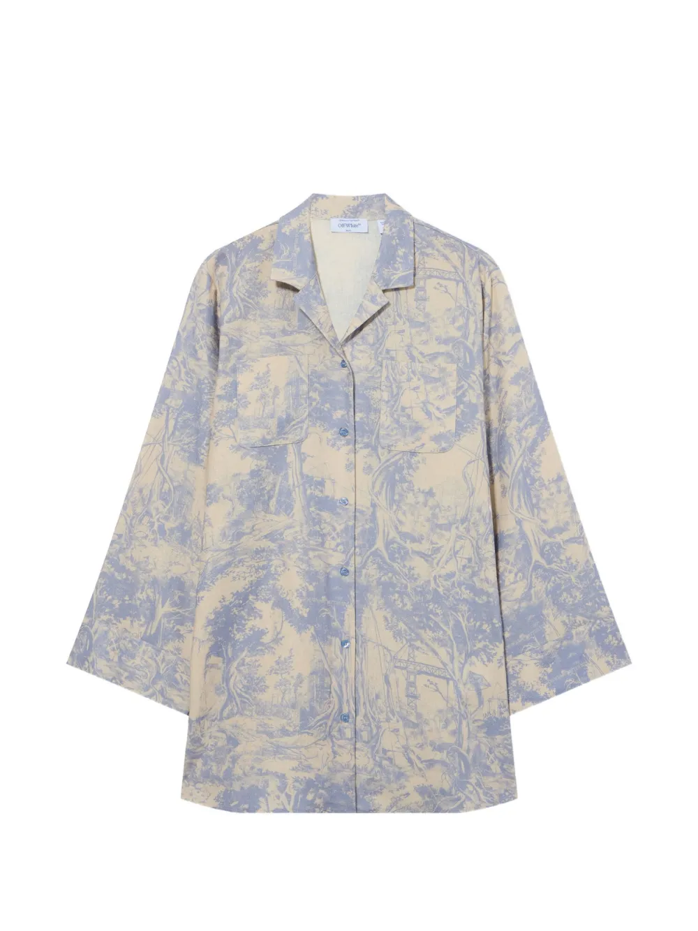 Off-White City Nature Roxy mini-jurk Beige