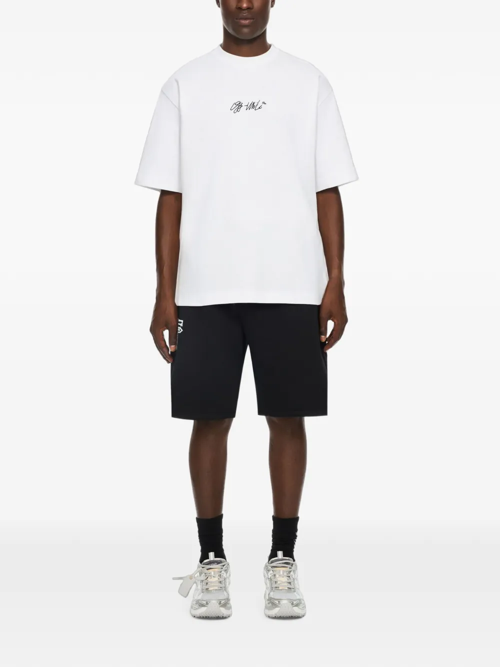 Off-White Mercy Scribble Skate T-shirt Wit