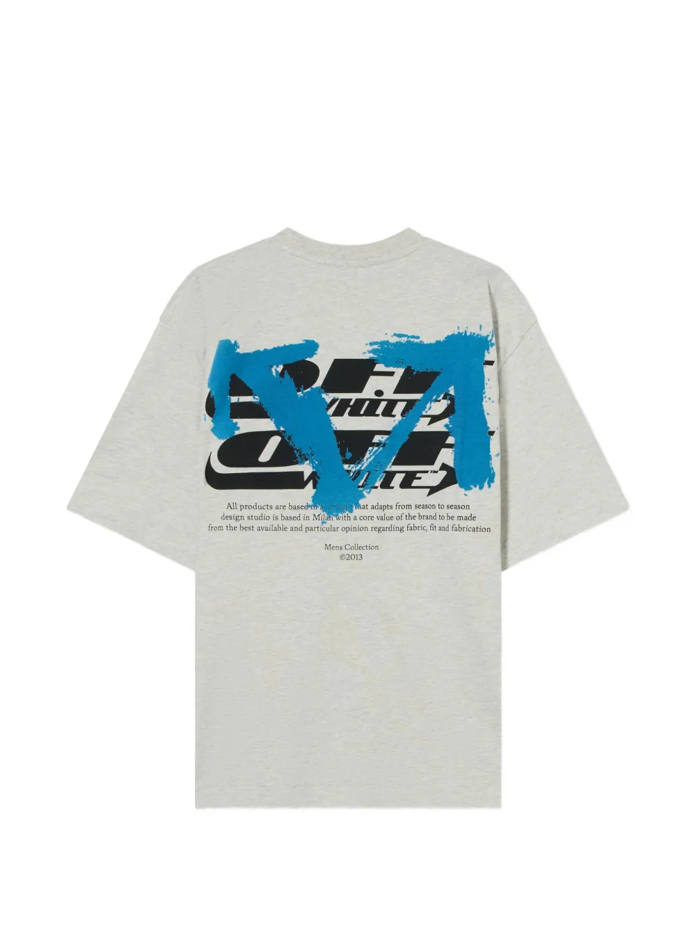 Off-White Half Arrows Skate T-shirt met korte mouwen Grijs