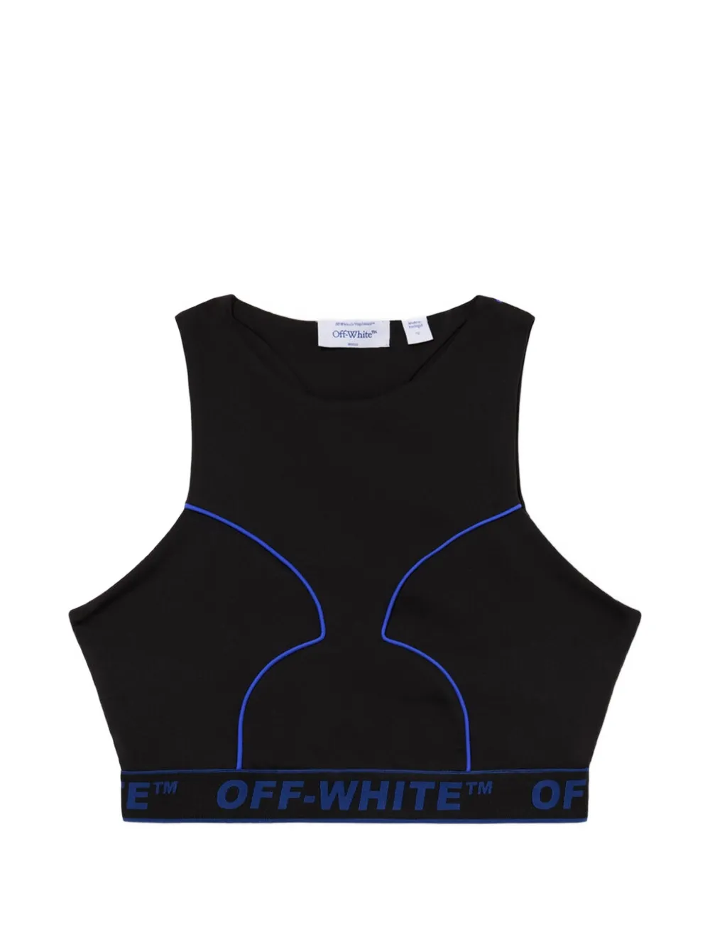 Off-White Logoband Lycra top - Nero