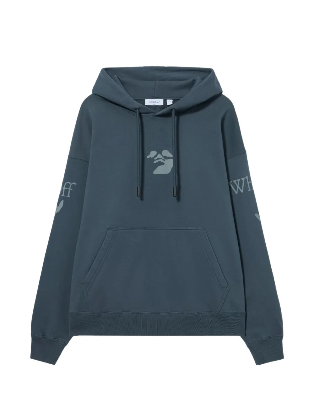 Off-White Swimming Logo Skate hoodie Blauw