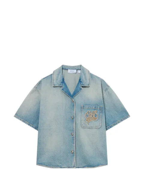 Off-White College Patch denim shirt
