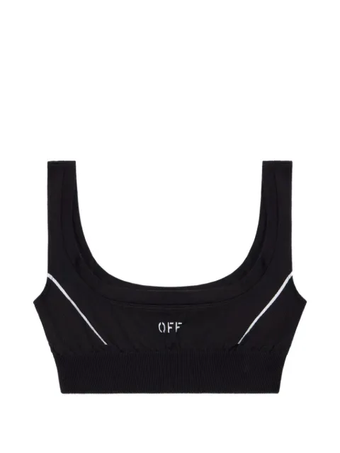 Off-White Off Stamp seamless bra