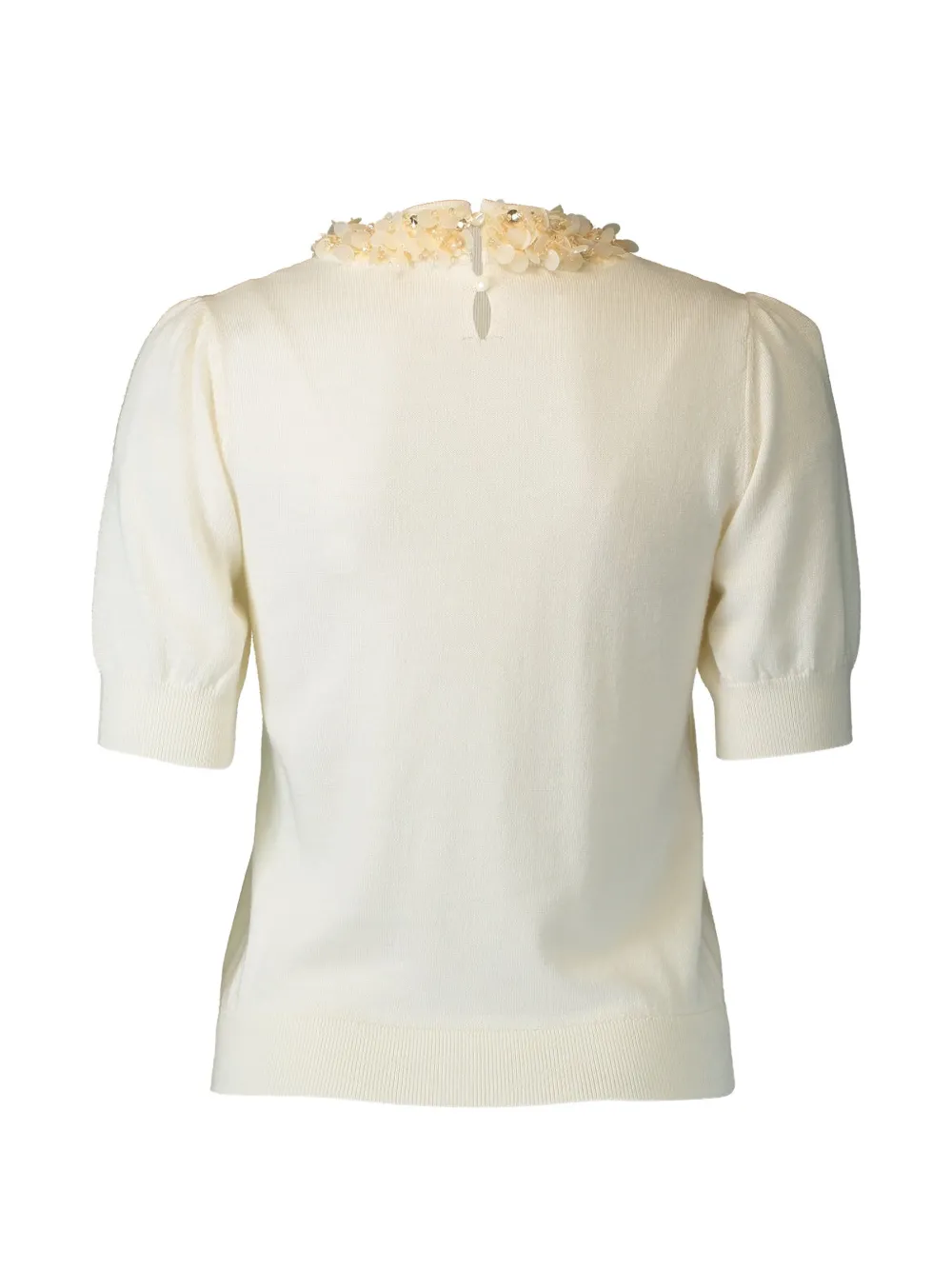 Ulla Johnson Jude verfraaide top Beige
