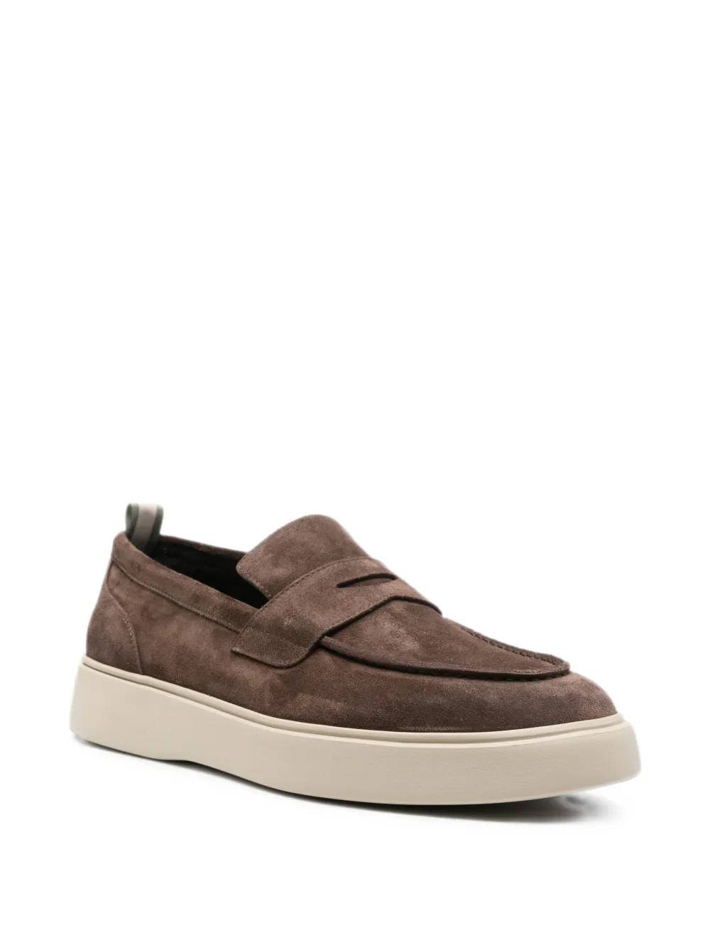 Officine Creative Frame penny loafers Bruin