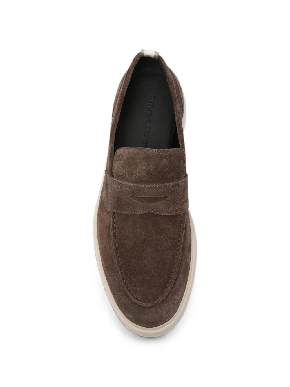 Officine Creative Frame penny loafers Bruin