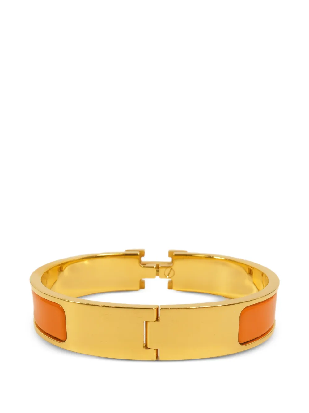 Hermès Pre-Owned Clic-H enamel bracelet - Oro