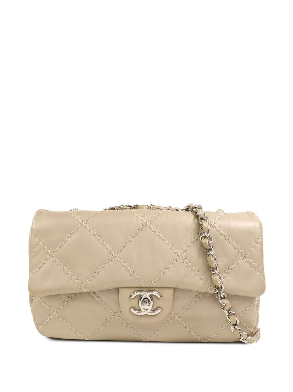 CHANEL Pre-Owned CC turn-lock shoulder bag - Neutrals