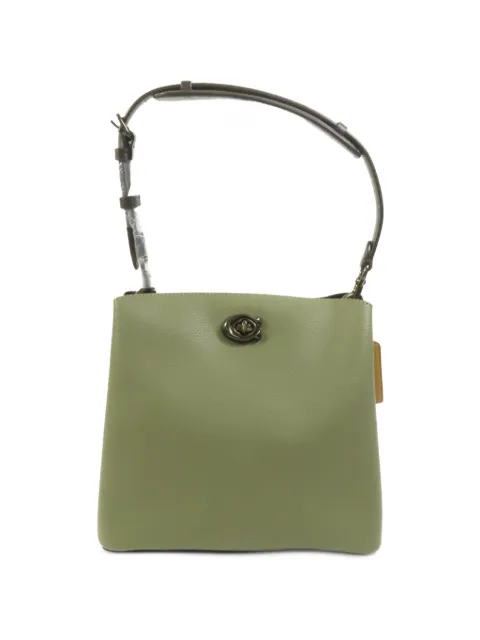 Coach Vintage Willow turn-lock leather bucket bag