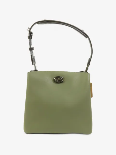 Coach Vintage Willow turn-lock leather bucket bag