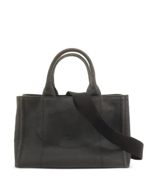 Prada Pre-Owned logo-print tote bag