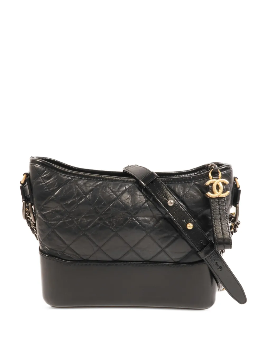 CHANEL Pre-Owned small Gabrielle quilted shoulder bag - Nero