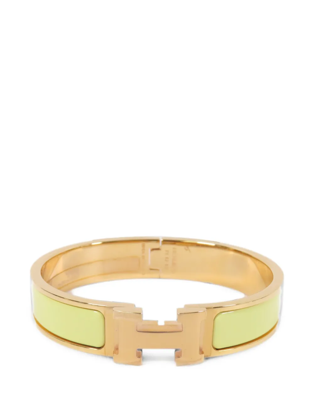 Hermès Pre-Owned Clic H enamel bracelet - Oro