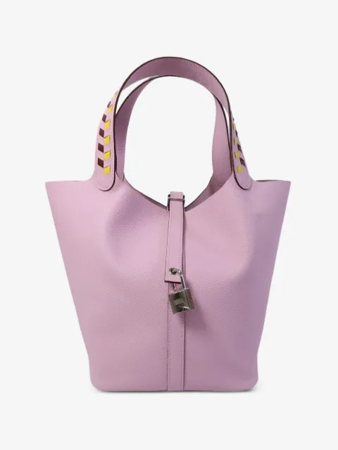 Hermès Pre-Owned 2019 MM Picotin leather tote bag