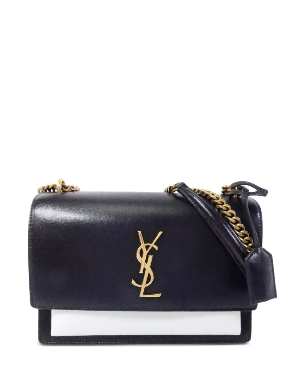 Saint Laurent Pre-Owned Borsa a spalla Sunset media - Nero