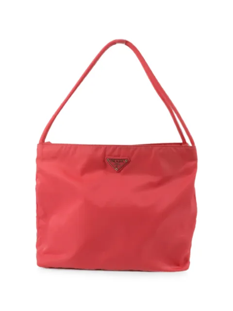 Prada Pre-Owned triangle-logo handbag