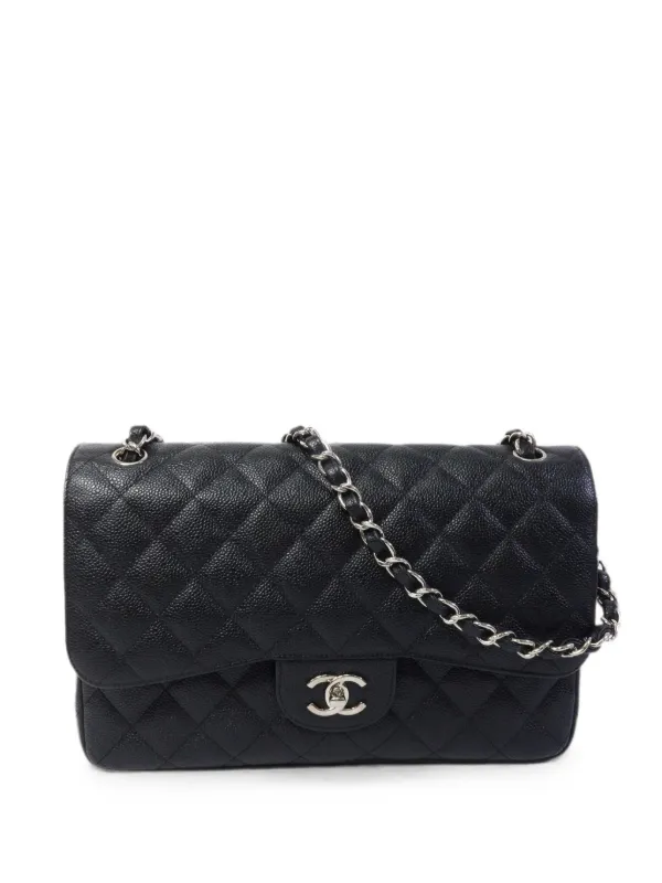 CHANEL Pre-Owned Classic Flap CC turn-lock Shoulder Bag | Black