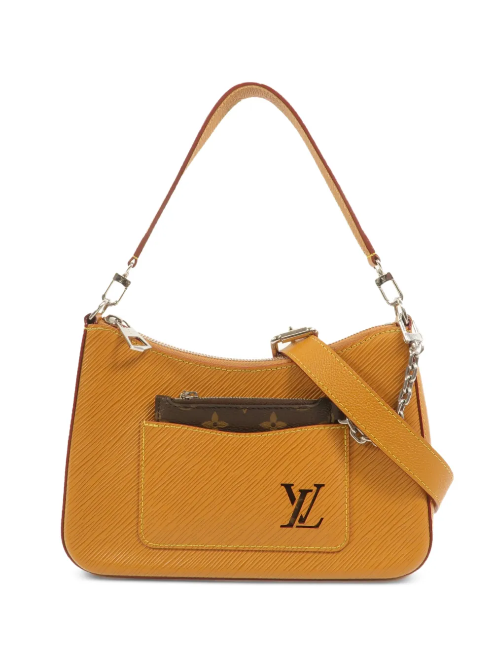 Louis Vuitton Pre-Owned Marelle leather shoulder bag - Marrone