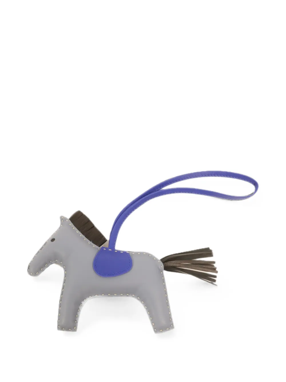Hermès Pre-Owned MM Rodeo horse bag charm - Blu