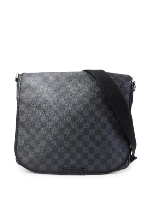 Louis Vuitton Pre-Owned bolso de hombro Daniel MM con motivo Damier Graphite