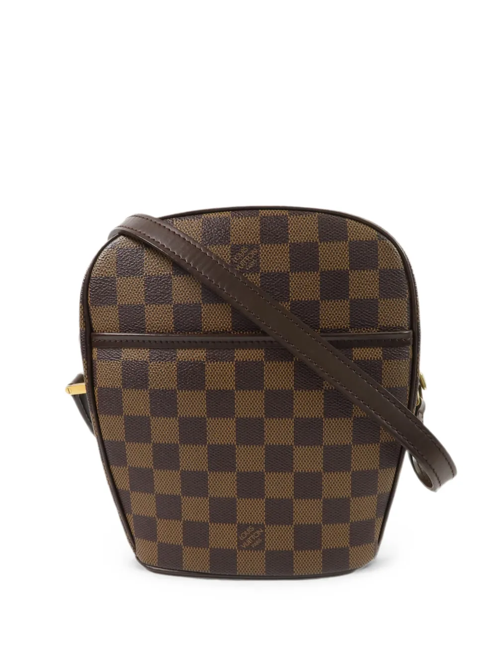 Louis Vuitton Pre-Owned Borsa a spalla Ipanema PM in tela Damier Ebene - Marrone