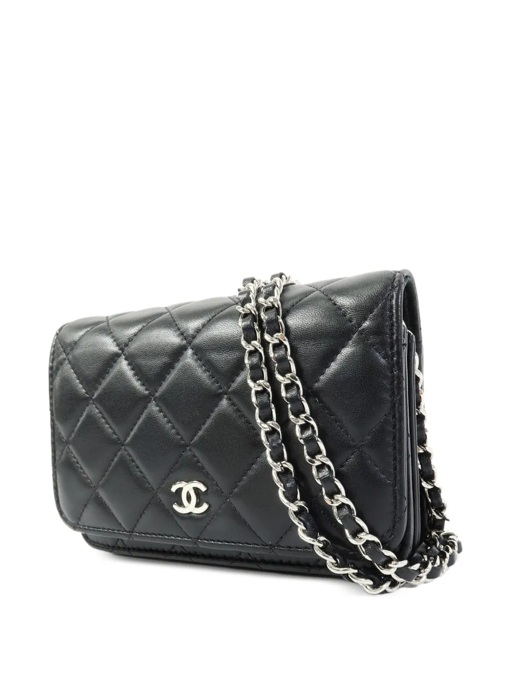 CHANEL Pre-Owned CC schoudertas met ketting Zwart