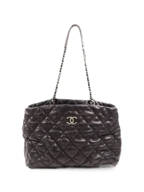 CHANEL Pre-Owned CC quilted strap shoulder bag
