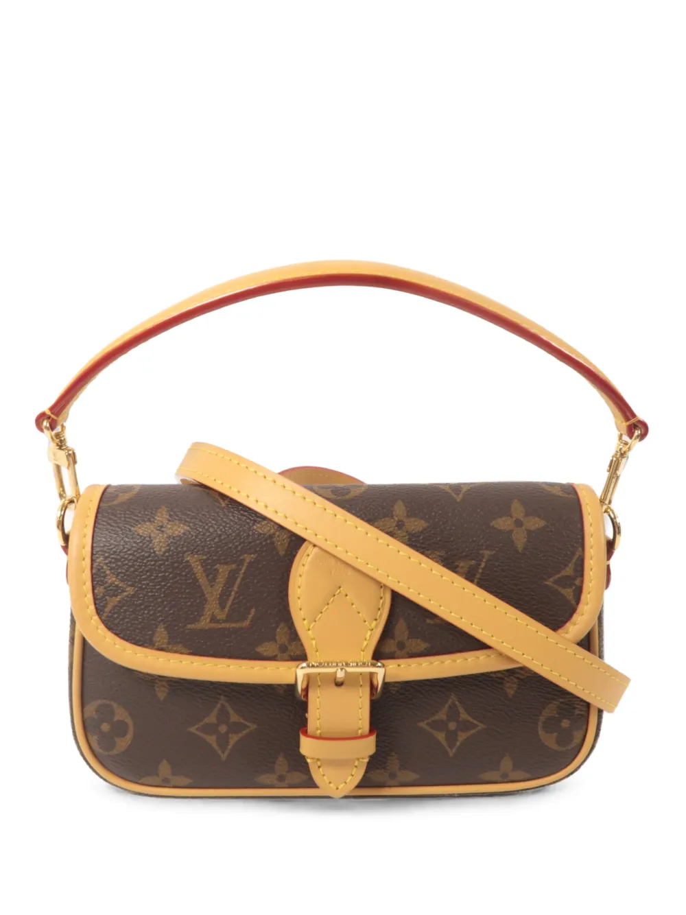 Louis Vuitton Pre-Owned Nano Diane Monogram shoulder bag - Marrone