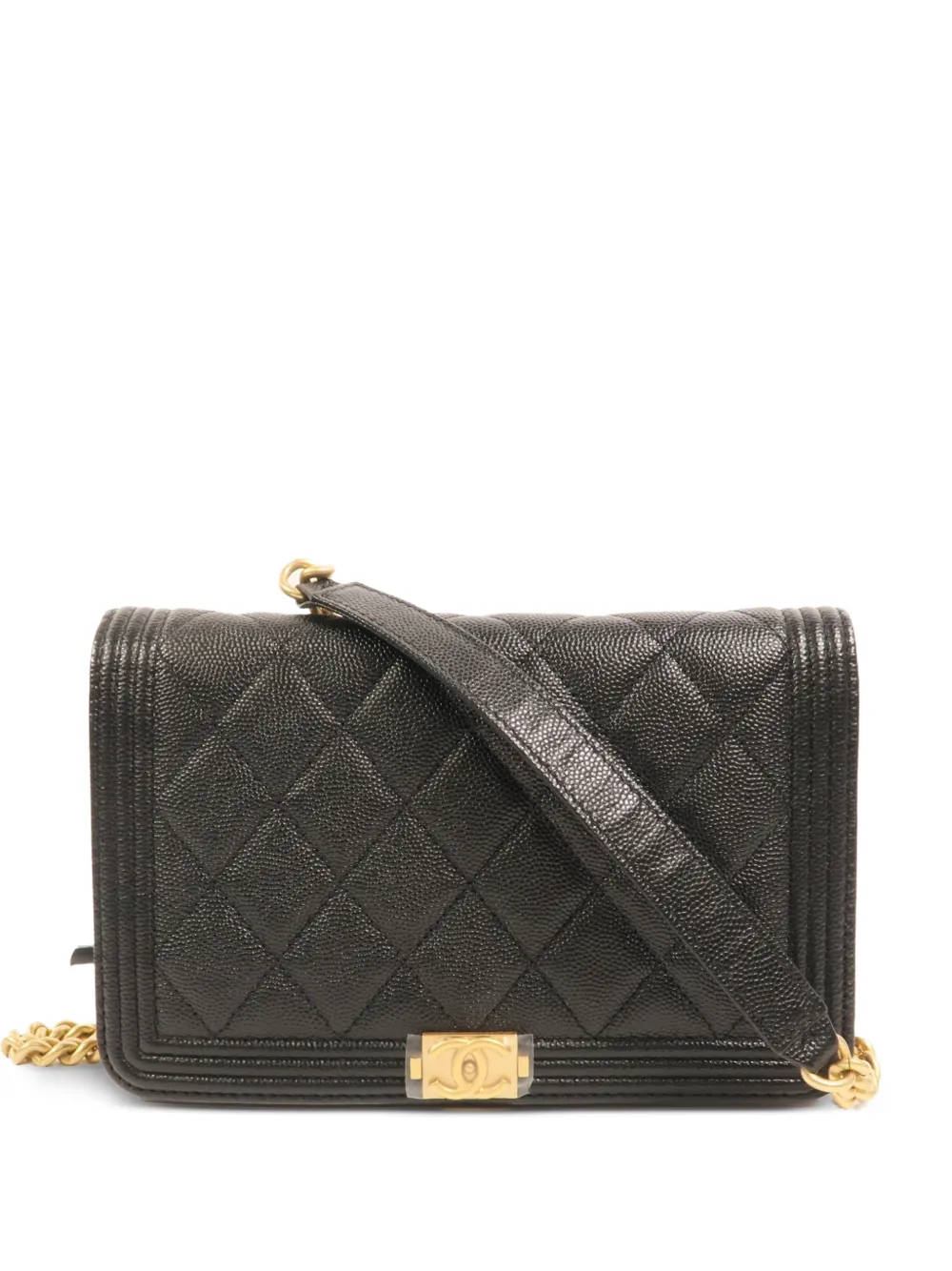CHANEL Pre-Owned Boy Chanel CC quilted shoulder bag - Nero