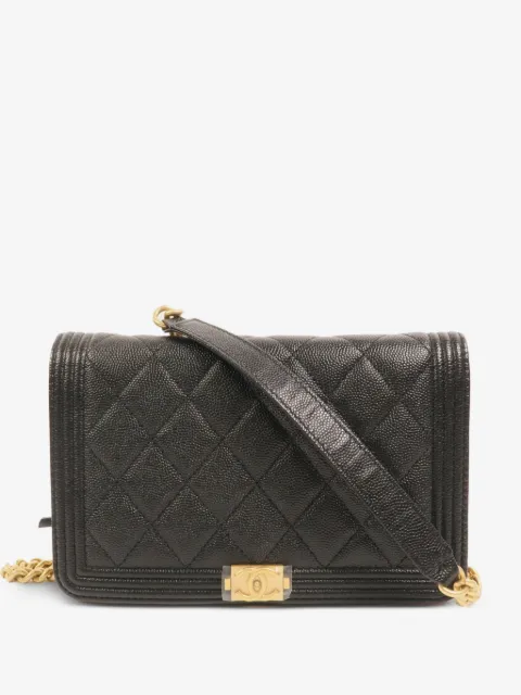 CHANEL Pre-Owned Boy Chanel CC quilted shoulder bag