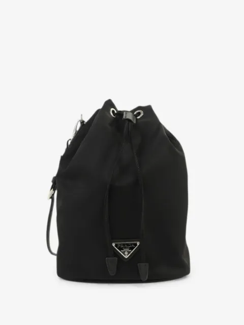 Prada Pre-Owned Re-Nylon drawstring clutch bag