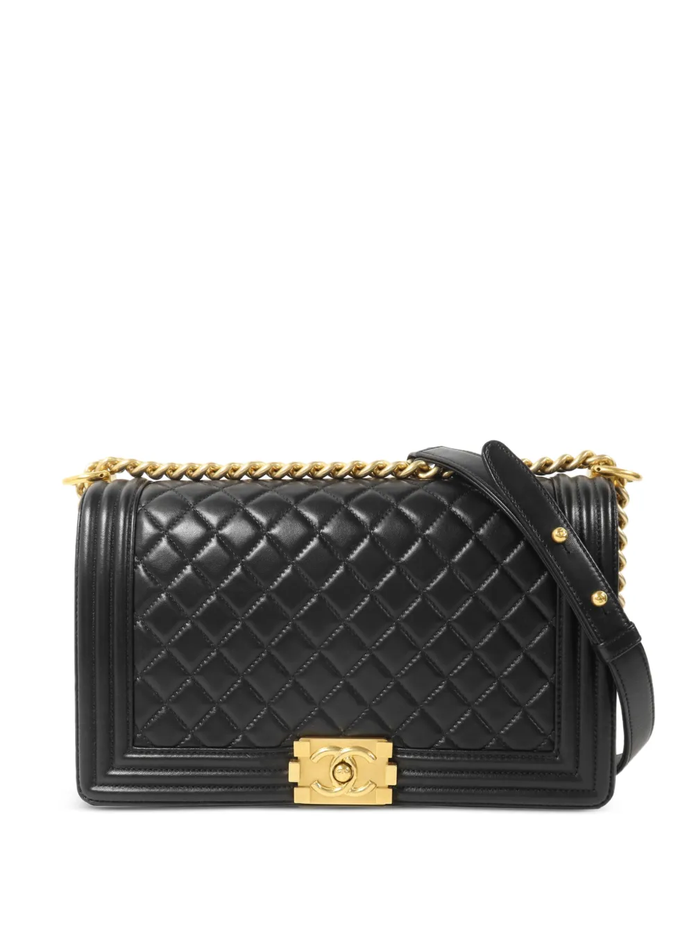 CHANEL Pre-Owned Boy quilted shoulder bag - Nero