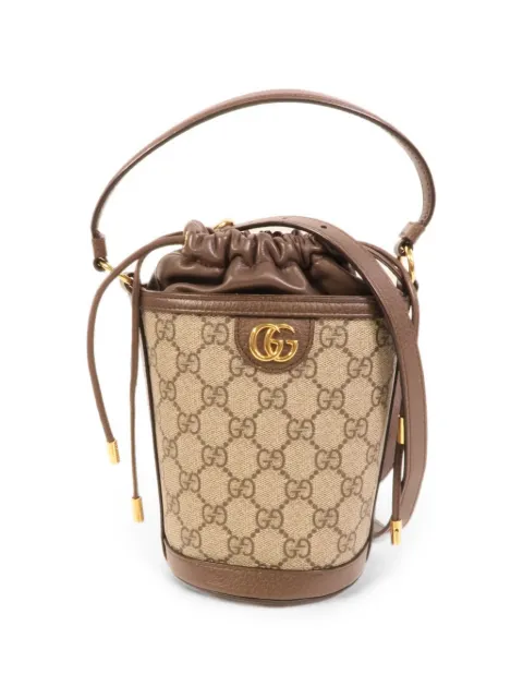 Gucci Pre-Owned mini GG-canvas bucket bag