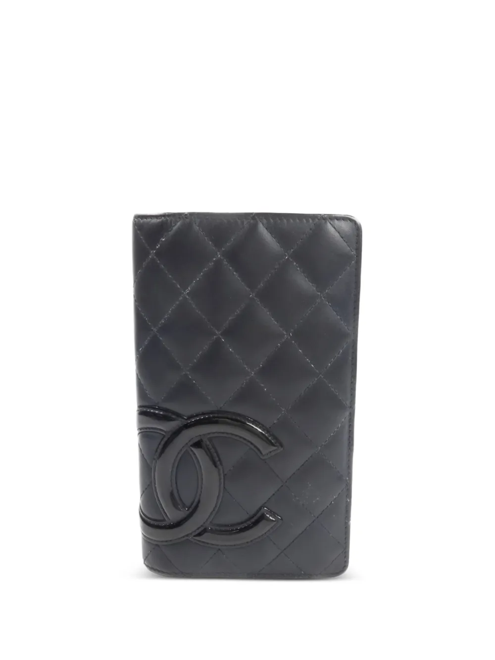 CHANEL Pre-Owned Cambon CC long wallet - Nero
