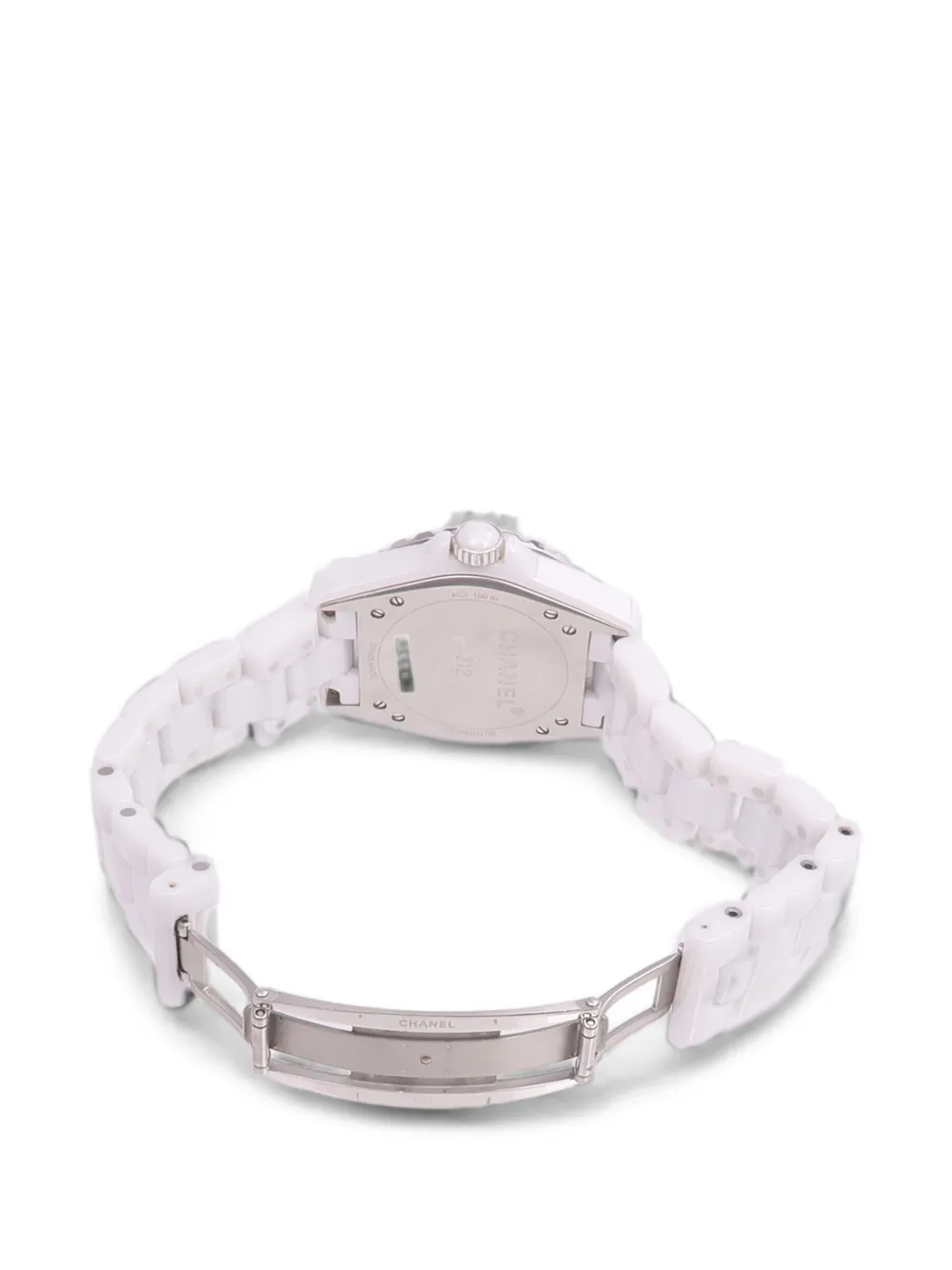 Chanel Pre-owned 2017 J12 42mm Watch in White, view 5