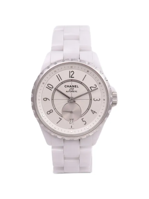 Chanel Pre-owned 2017 J12 42mm Watch in White