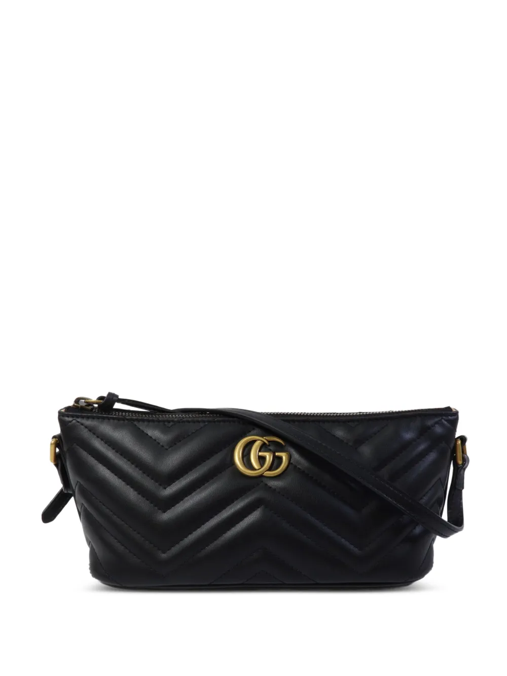 Gucci Pre-Owned GG Marmont shoulder bag - Nero