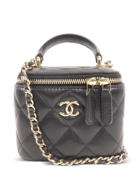 CHANEL Pre-Owned mini Vanity Case CC quilted tote bag