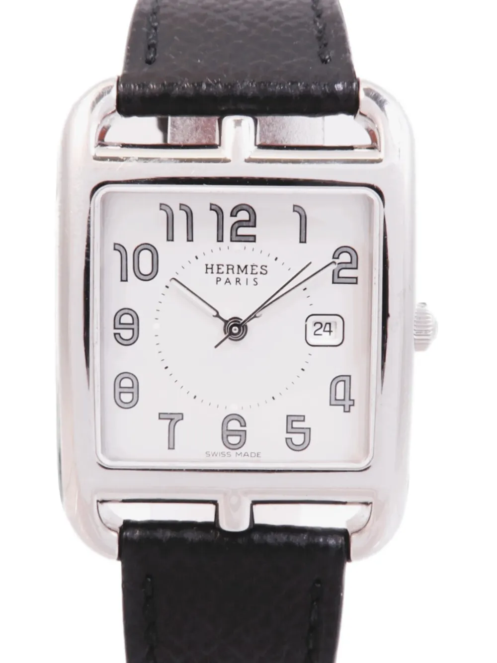 Hermès Pre-owned Cape Cod 40mm Watch in White, view 2