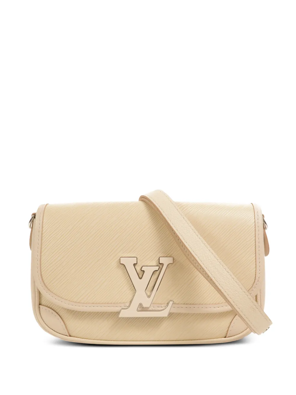 Louis Vuitton Pre-Owned Buci Epi foldover-top shoulder bag - Nude