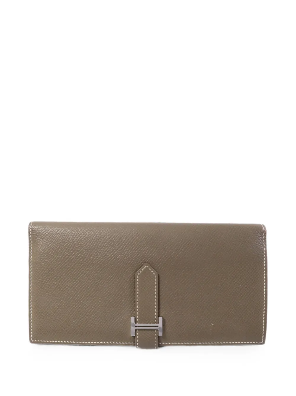 Hermès Pre-Owned Bearn H-tab wallet - Grigio