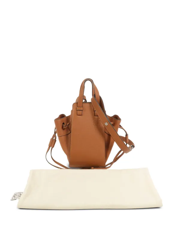 Loewe Pre-Owned Mini Hammock Handbag | Brown | FARFETCH