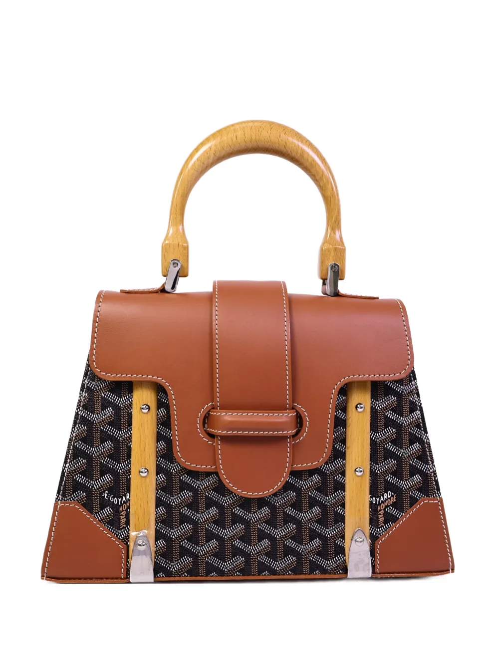 Goyard Pre-Owned Borsa a mano Saigon Structured - Marrone