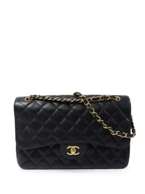CHANEL Pre-Owned quilted CC classic large turn-lock shoulder bag