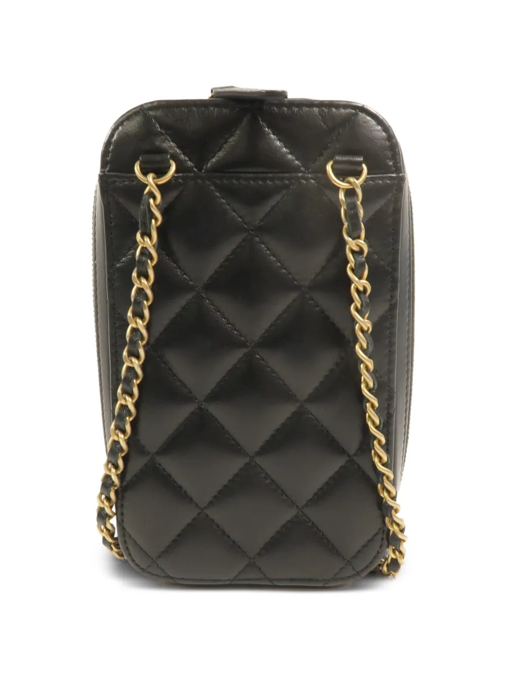 CHANEL Pre-Owned CC gewatteerde schoudertas Zwart