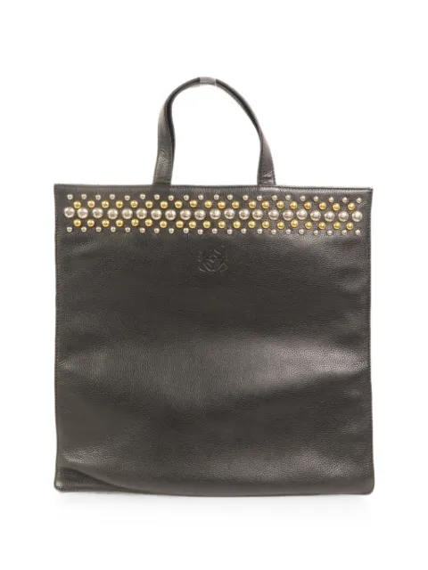 Loewe Pre-Owned Vega studded tote bag