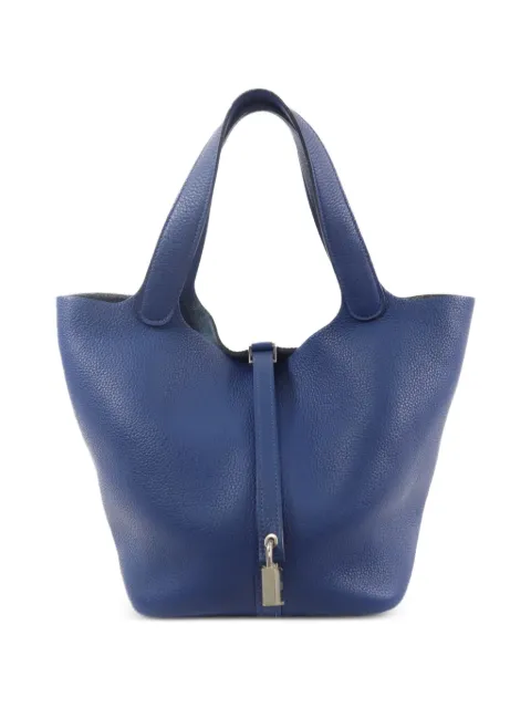 Hermès Pre-Owned MM Picotin leather tote bag